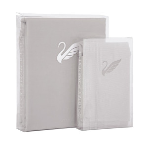 Комплект из 2-х наволочек на молнии сатин "Colors of life" Сильвер Комплект из 2-х наволочек на молнии сатин "Colors of life" Сильвер