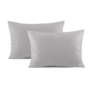 Комплект из 2-х наволочек на молнии сатин "Colors of life" Сильвер Комплект из 2-х наволочек на молнии сатин "Colors of life" Сильвер