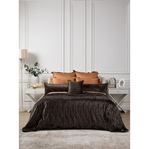 Покрывало велюровое El Manto "Турецкий кофе" Покрывало велюровое El Manto "Турецкий кофе"