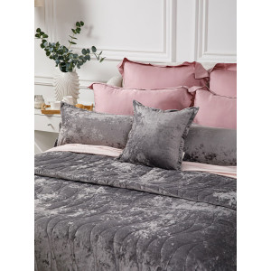 Покрывало велюровое El Manto "Темно-серый" Покрывало велюровое El Manto "Темно-серый"