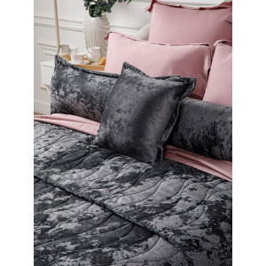 Покрывало велюровое El Manto "Графит" Покрывало велюровое El Manto "Графит"