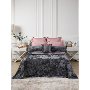 Покрывало велюровое El Manto "Графит" Покрывало велюровое El Manto "Графит"