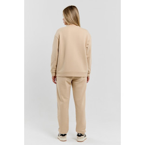 Костюм двойка женский "Форс" футер 3-х нитка диагональ (р-ры: 44-54) бежевый Костюм двойка женский "Форс" футер 3-х нитка диагональ (р-ры: 44-54) бежевый