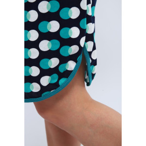 Халат женский Х-00377 кулирка (р-ры: 46-60) темно-синий-изумрудный Халат женский Х-00377 кулирка (р-ры: 46-60) темно-синий-изумрудный