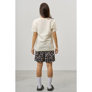 Костюм двойка женский КД-00453 кулирка (р-ры: 42-60) черный-кремовый Костюм двойка женский КД-00453 кулирка (р-ры: 42-60) черный-кремовый