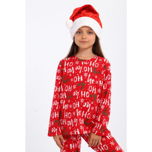 Пижама детская МЛШ "Новогодняя" кулирка (р-ры: 110-146) Пижама детская МЛШ "Новогодняя" кулирка (р-ры: 110-146)