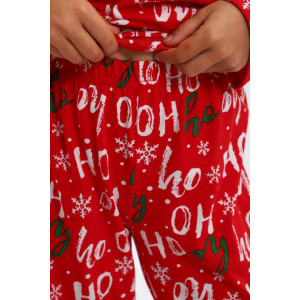 Пижама детская МЛШ "Новогодняя" кулирка (р-ры: 110-146) Пижама детская МЛШ "Новогодняя" кулирка (р-ры: 110-146)