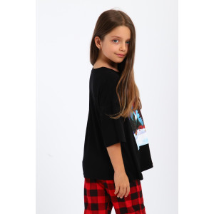 Пижама детская МЛШ "Символ года" кулирка (р-ры: 116-146) Пижама детская МЛШ "Символ года" кулирка (р-ры: 116-146)