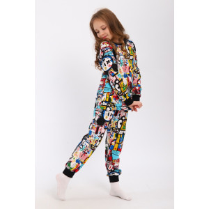 Пижама детская "Вдохновение" кулирка (р-ры: 140-170) белый Пижама детская "Вдохновение" кулирка (р-ры: 140-170) белый