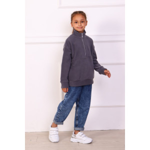 Толстовка детская МЛШ "Termit" флис (р-ры: 98-128) графит Толстовка детская МЛШ "Termit" флис (р-ры: 98-128) графит