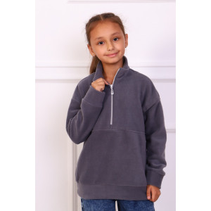 Толстовка детская МЛШ "Termit" флис (р-ры: 98-128) графит Толстовка детская МЛШ "Termit" флис (р-ры: 98-128) графит
