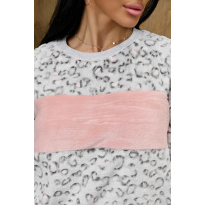 Пижама женская "Ариэль-4" 1292-3 велсофт (р-ры: 42-56) леопард