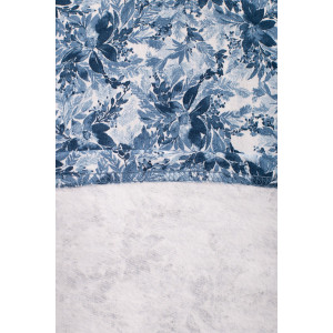 Сорочка женская ФТ-10 "Мадина" футер с начесом (р-ры: 50-60) индиго