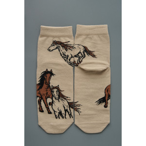 Носки женские "Лошадки" - 3 пары в подарочной коробке Носки женские "Лошадки" - 3 пары в подарочной коробке