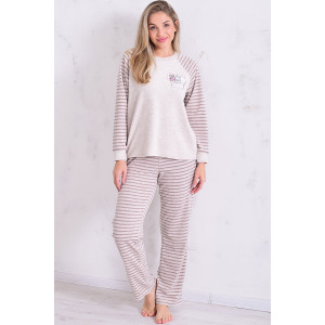 Пижама женская 1248а махра (р-ры: 42-56) какао Пижама женская 1248а махра (р-ры: 42-56) какао