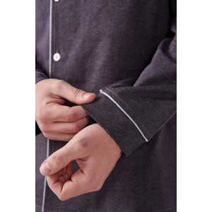 Пижама мужская "Лён" 2417-К кулирка (р-ры: 48-58) капучино