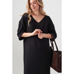 Платье женское "Ангора" 2418-Л лапша (р-ры: 50-56) черный Платье женское "Ангора" 2418-Л лапша (р-ры: 50-56) черный