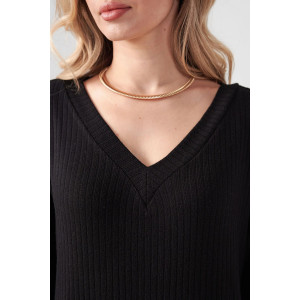 Платье женское "Ангора" 2418-Л лапша (р-ры: 50-56) черный Платье женское "Ангора" 2418-Л лапша (р-ры: 50-56) черный