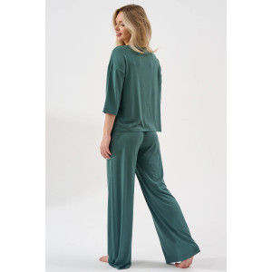 Пижама женская "Флирт" 2407-Ви вискоза (р-ры: 44-54) зеленый