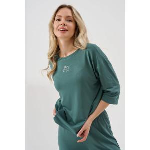 Пижама женская "Флирт" 2407-Ви вискоза (р-ры: 44-54) зеленый