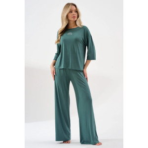 Пижама женская "Флирт" 2407-Ви вискоза (р-ры: 44-54) зеленый