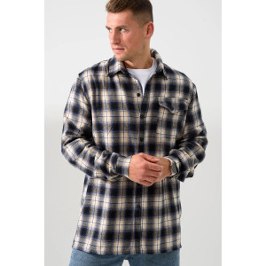 Сорочка мужская 2185-Ф "Имидж" фланель (р-ры: 46-60) темно-синий Сорочка мужская 2185-Ф "Имидж" фланель (р-ры: 46-60) темно-синий