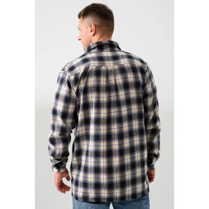 Сорочка мужская 2185-Ф "Имидж" фланель (р-ры: 46-60) темно-синий Сорочка мужская 2185-Ф "Имидж" фланель (р-ры: 46-60) темно-синий