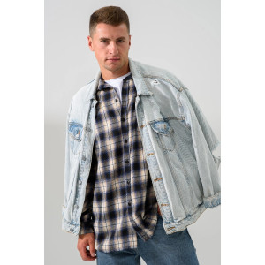 Сорочка мужская 2185-Ф "Имидж" фланель (р-ры: 46-60) темно-синий Сорочка мужская 2185-Ф "Имидж" фланель (р-ры: 46-60) темно-синий