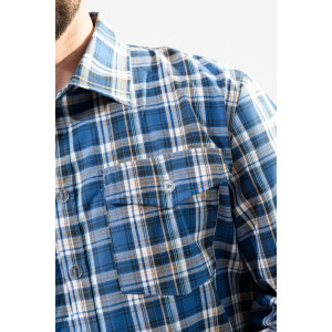 Сорочка мужская 459-Шот "Шотландка" шотландка (р-ры: 48-60) синий