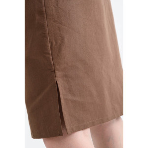 Платье женское 1929-П/л "Вологда" полулён (р-ры: 46-56) мокко Платье женское 1929-П/л "Вологда" полулён (р-ры: 46-56) мокко