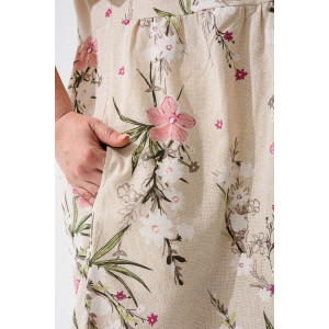 Платье женское 1921-П-л "Кострома 2" полулён (р-ры: 46-56) розовый орхидея Платье женское 1921-П-л "Кострома 2" полулён (р-ры: 46-56) розовый орхидея