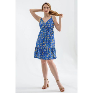 Сарафан женский "Сиеста" 2092-К хлопок (р-ры: 42-52) индиго Сарафан женский "Сиеста" 2092-К хлопок (р-ры: 42-52) индиго