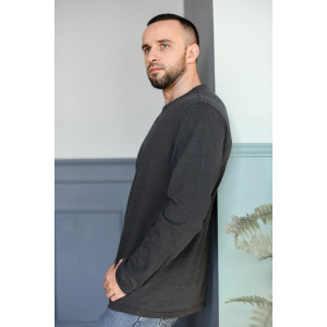 Лонгслив мужской "Основа" 2007-К кулирка (р-ры: 48-58) антрацит Лонгслив мужской "Основа" 2007-К кулирка (р-ры: 48-58) антрацит