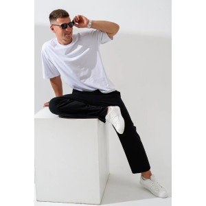 Брюки мужские "Рекорд" 2363-Фут футер 2-х нитка (р-ры: 48-60) черный Брюки мужские "Рекорд" 2363-Фут футер 2-х нитка (р-ры: 48-60) черный