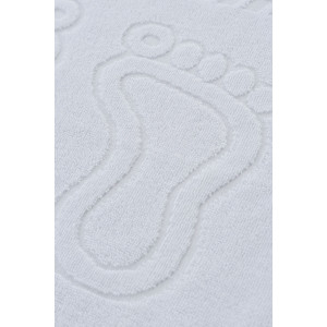 Набор из 2-х полотенец махровых для ног "Софатекс" 056319 белый