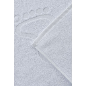 Набор из 2-х полотенец махровых для ног "Софатекс" 056319 белый