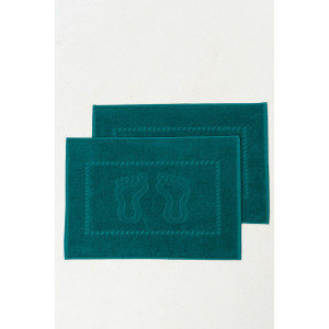 Набор из 2-х полотенец махровых для ног "Софатекс" 056319 зеленый