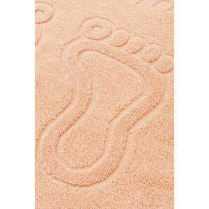 Набор из 2-х полотенец махровых для ног "Софатекс" 056319 персик