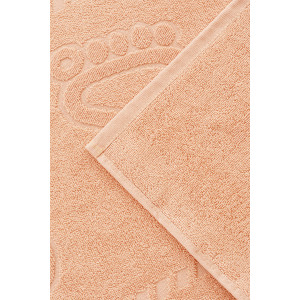 Набор из 2-х полотенец махровых для ног "Софатекс" 056319 персик