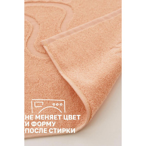Набор из 2-х полотенец махровых для ног "Софатекс" 056319 персик