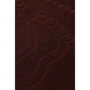 Набор из 2-х полотенец махровых для ног "Софатекс" 056319 шоколад