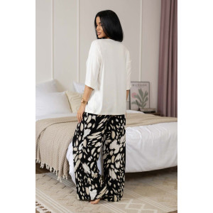 Костюм двойка женский 2105 вискоза (р-ры: 46-60) молочный