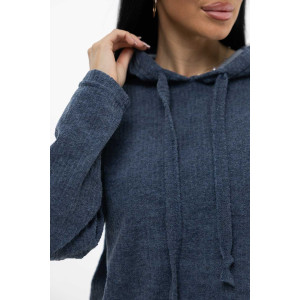 Костюм двойка женский 1979 махра (р-ры: 44-58) индиго