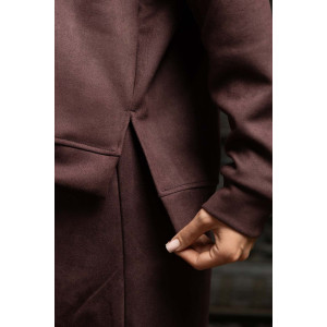 Костюм двойка женский 2082/5 замша (р-ры: 46-56) коричневый Костюм двойка женский 2082/5 замша (р-ры: 46-56) коричневый