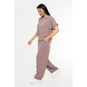 Костюм двойка женский 2011/1 жатка кантри (р-ры: 46-56) какао Костюм двойка женский 2011/1 жатка кантри (р-ры: 46-56) какао