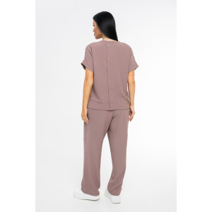 Костюм двойка женский 2011/1 жатка кантри (р-ры: 46-56) какао Костюм двойка женский 2011/1 жатка кантри (р-ры: 46-56) какао