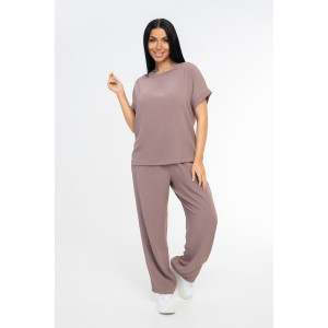 Костюм двойка женский 2011/1 жатка кантри (р-ры: 46-56) какао Костюм двойка женский 2011/1 жатка кантри (р-ры: 46-56) какао