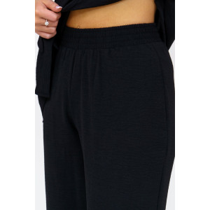 Костюм двойка женский 1844/2 жатка кантри (р-ры: 46-56) черный