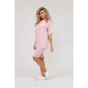 Костюм двойка женский 1267 вискоза (р-ры: 42-48) розовый Костюм двойка женский 1267 вискоза (р-ры: 42-48) розовый