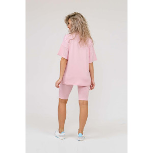 Костюм двойка женский 1267 вискоза (р-ры: 42-48) розовый Костюм двойка женский 1267 вискоза (р-ры: 42-48) розовый